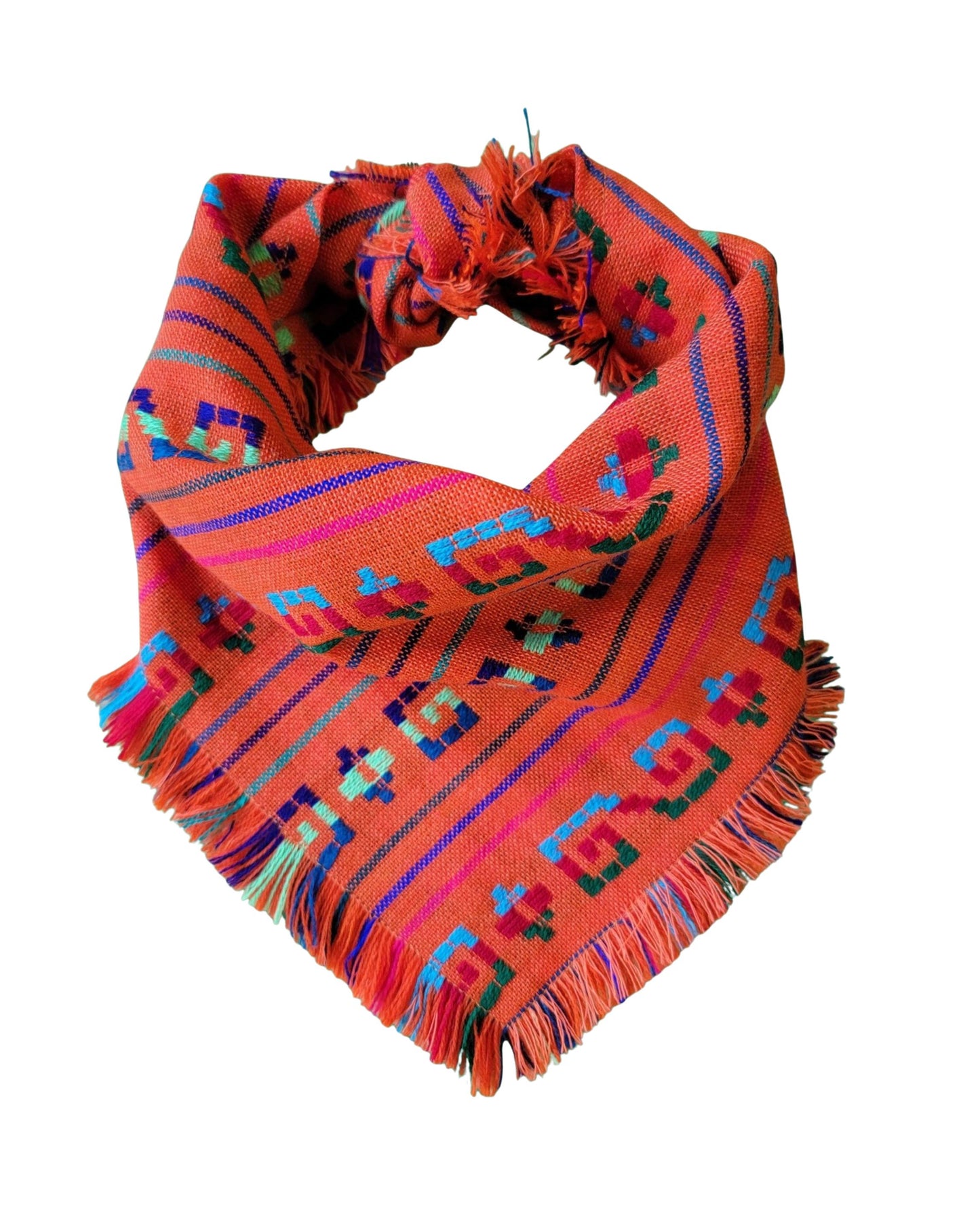 Hundehalstuch Boho Orange