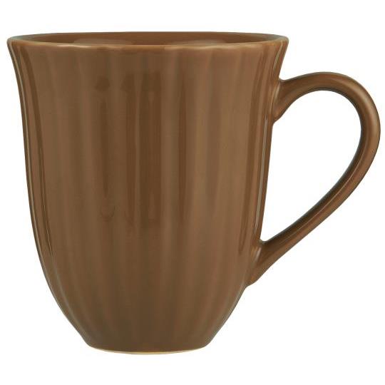 Tasse Rillen Mynte Hazelnut