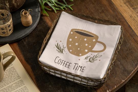 Serviette Coffee time