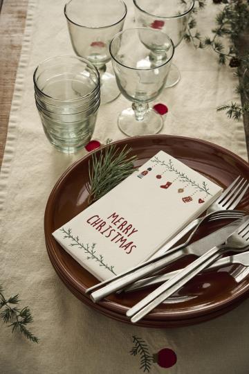 Merry Christmas Serviette (16 Stk)