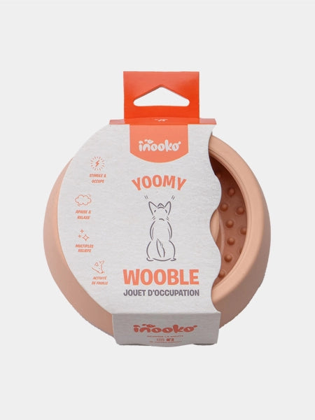 Yoomy Wobble Beschäftigungsspielzeug Pfirsich