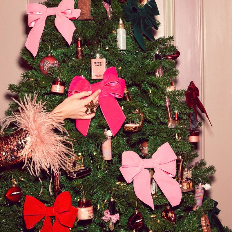 Velours Schleifen mit Clip (2er Set)