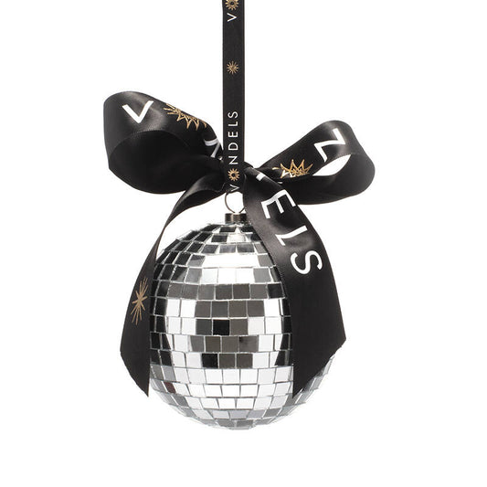 Weihnachtsbaumanhänger Discokugel Silver