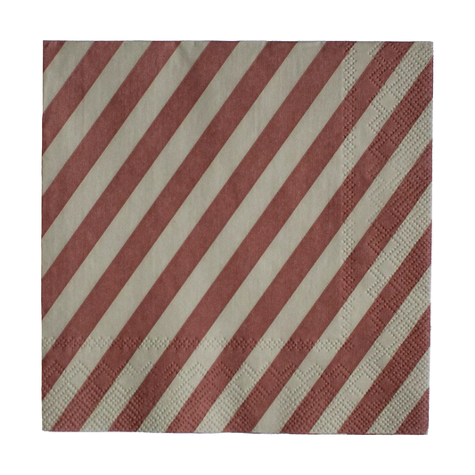 Stripe Papierserviette 33x33 cm 20er Pack