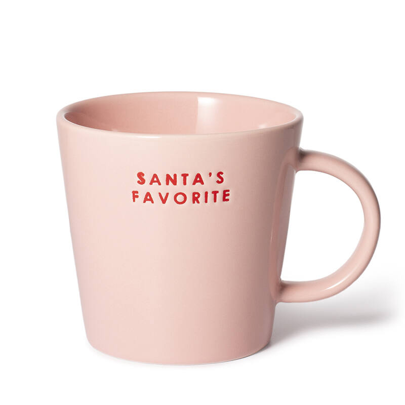 Keramik Tasse Santas Favorite Pink