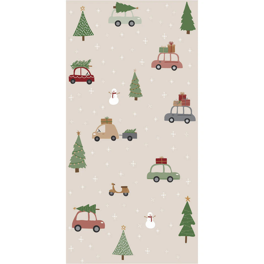 Autos und Weihnachtsbäume Serviette (16 Stk)