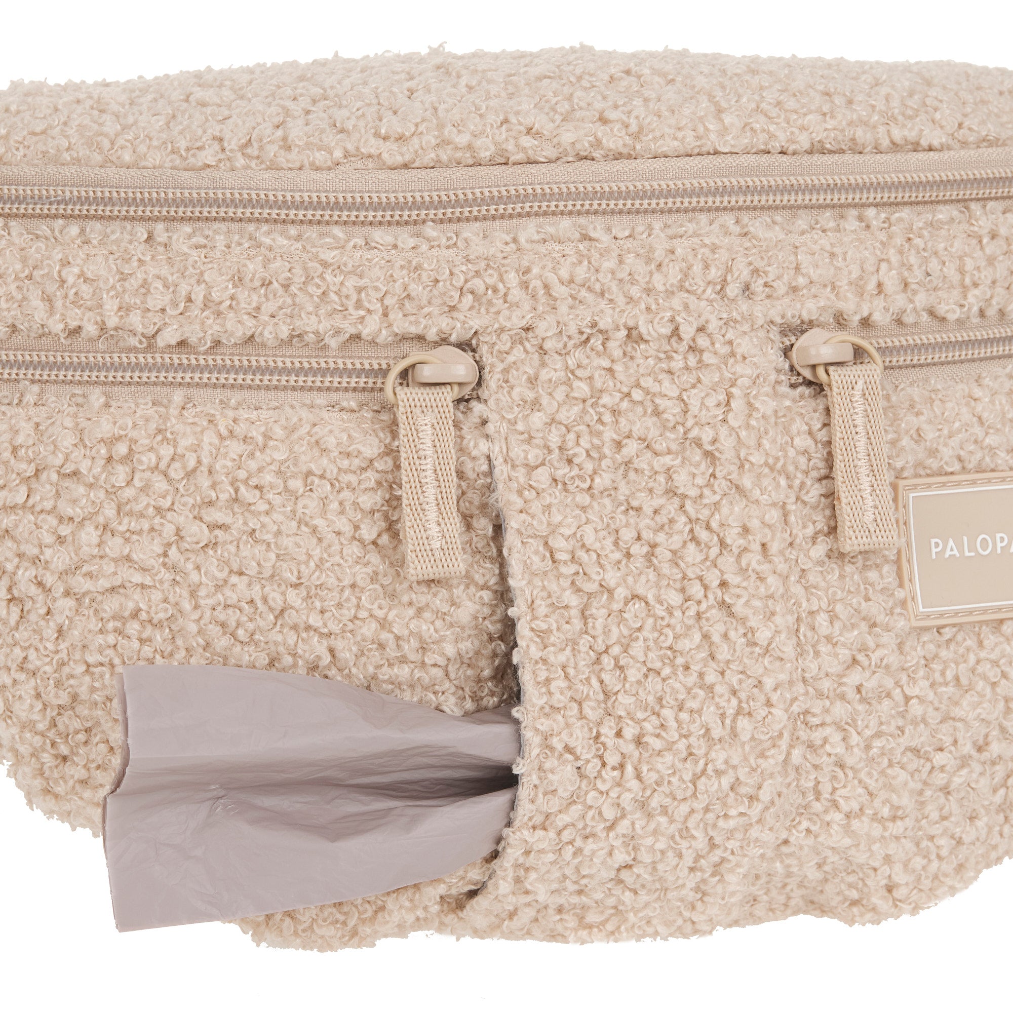 GASSITASCHE EMMA TEDDY-FLEECE BEIGE