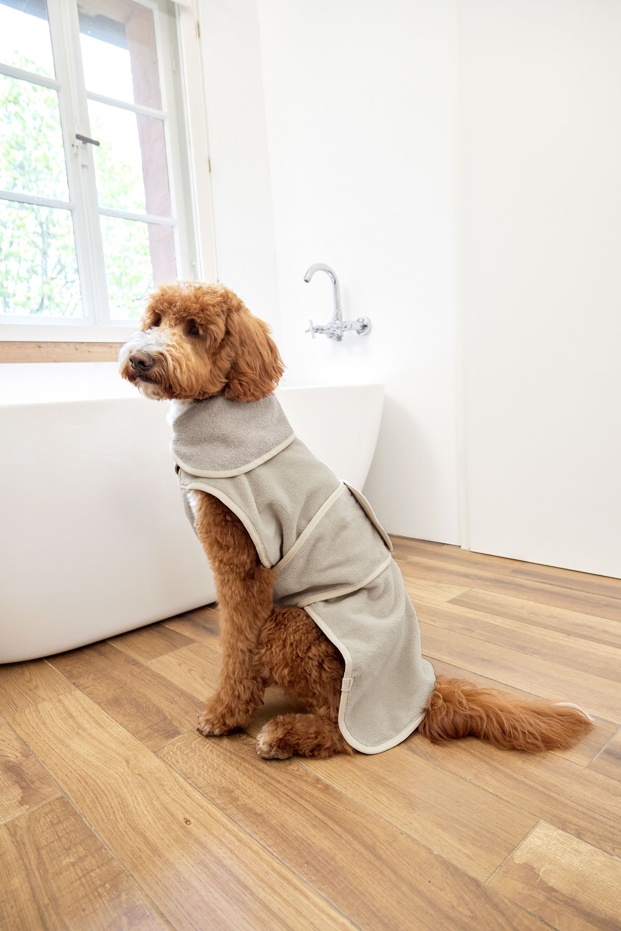 Bademantel Robi Beige
