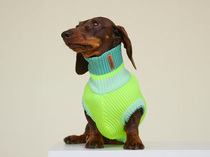 The GLOW Jumper Neon Matcha