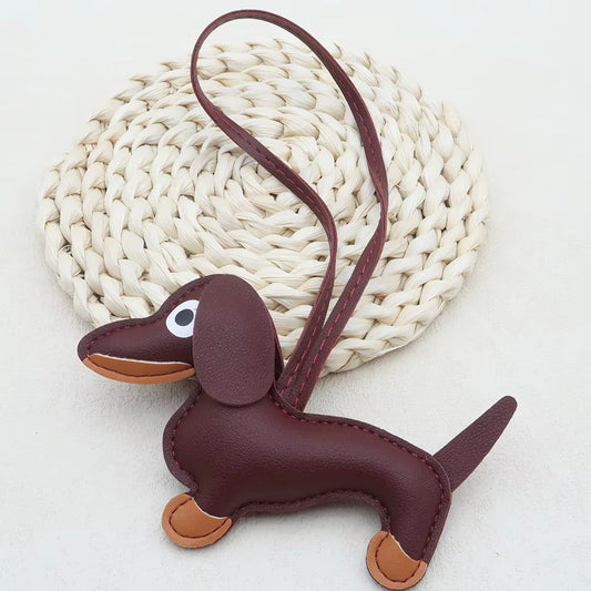 Taschenanhänger Dackel Bordeaux