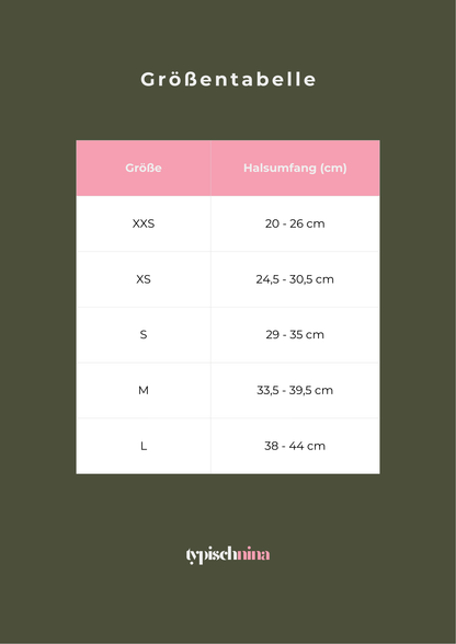 Leder Halsband HAPPY