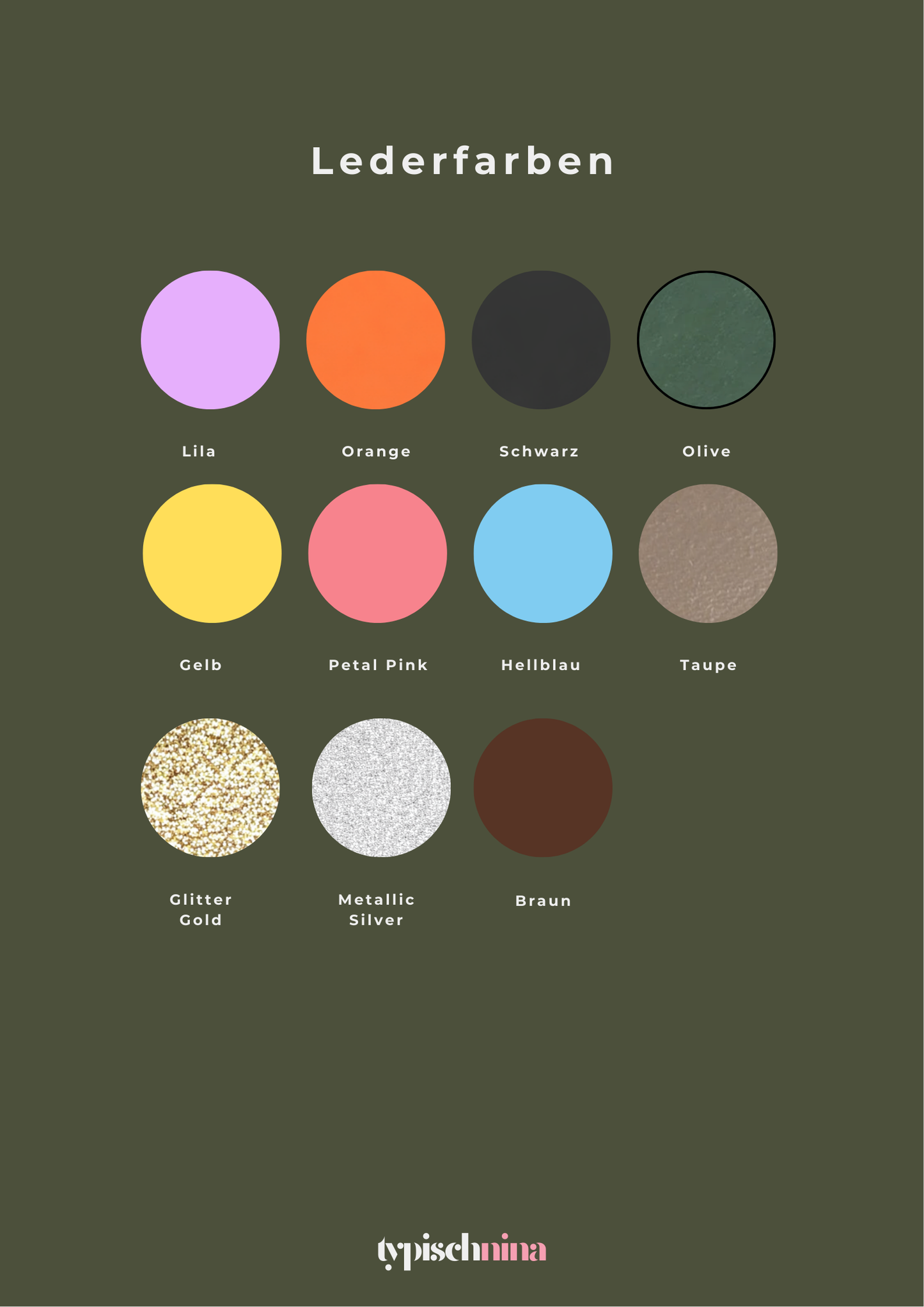 Leder Halsband HAPPY