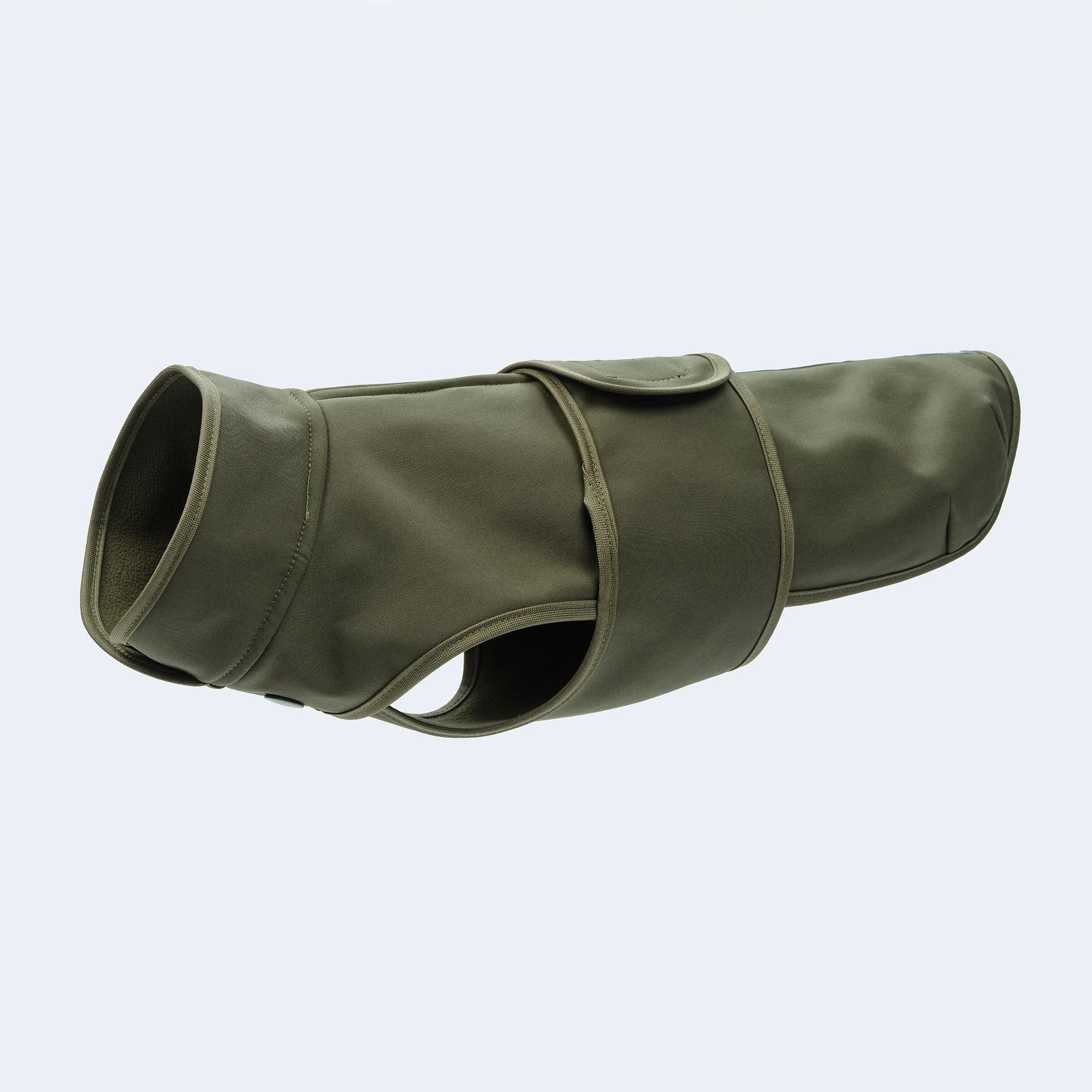Hundemantel Dackel Softshell Olive