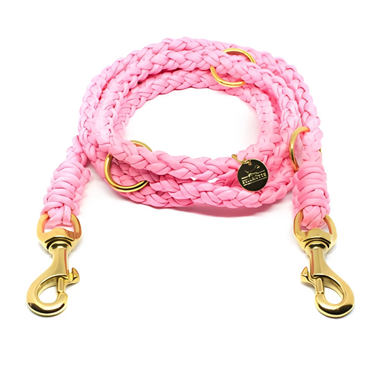 Paracord Leine Pastellrosa