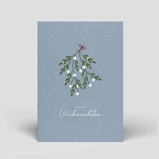 Postkarte Weihnachten - Großer Zweig