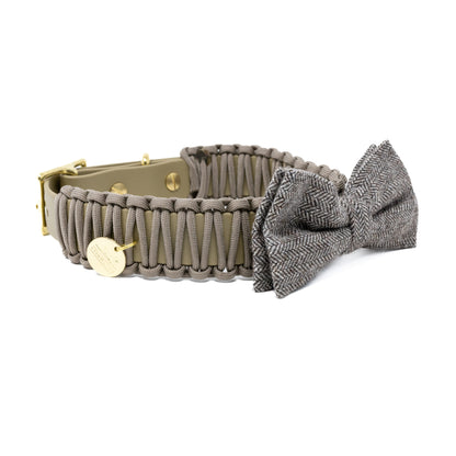 Biothane/Paracord Schleifenhalsband Tan