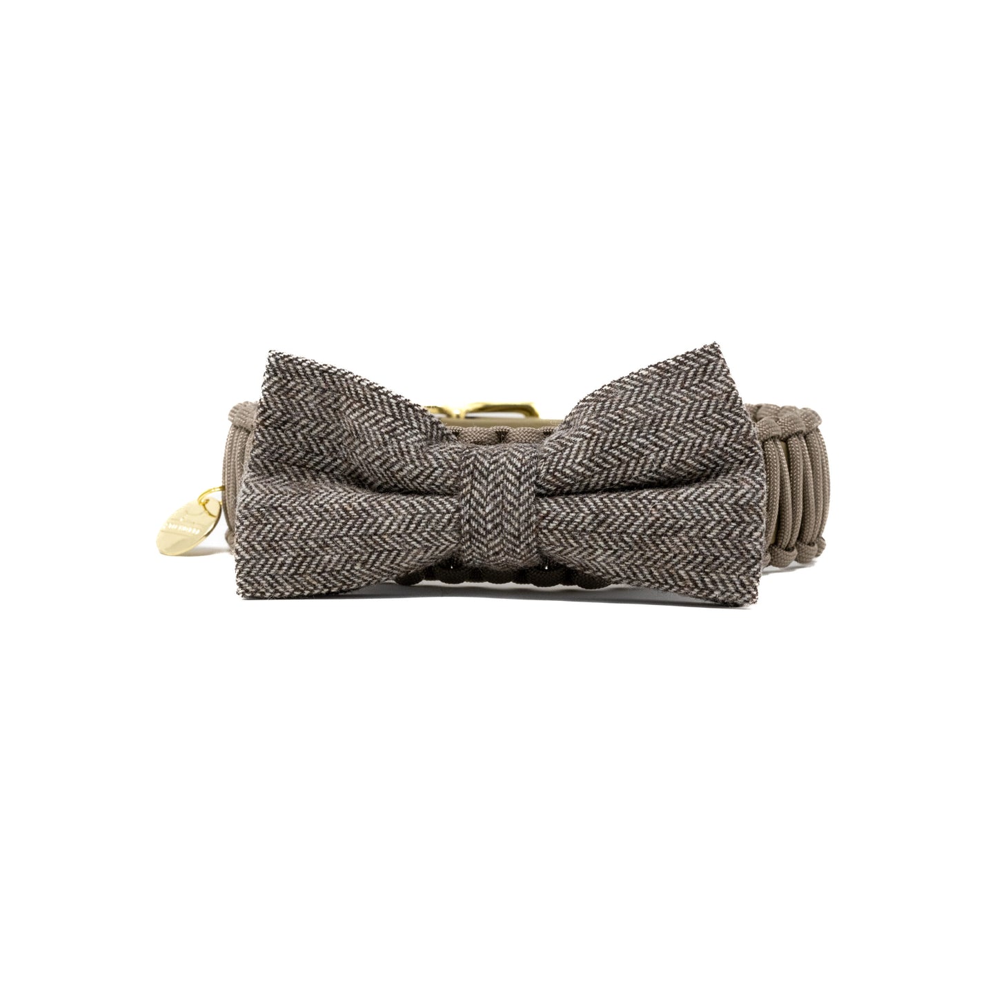 Biothane/Paracord Schleifenhalsband Tan