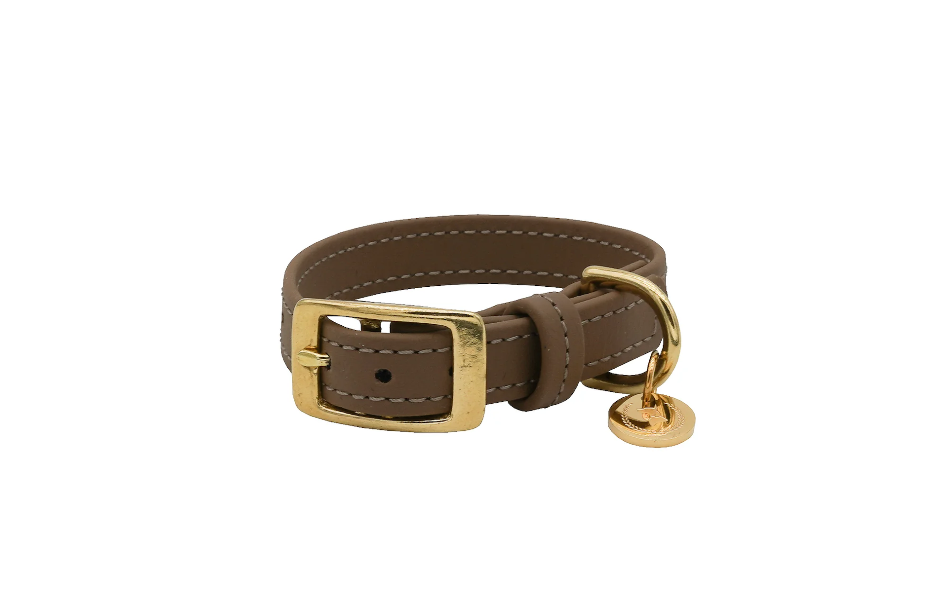 Biothane Halsband Classic Small Mocca