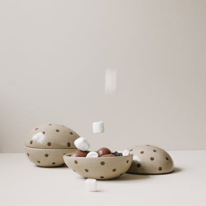 Nest Schale Beige Dot