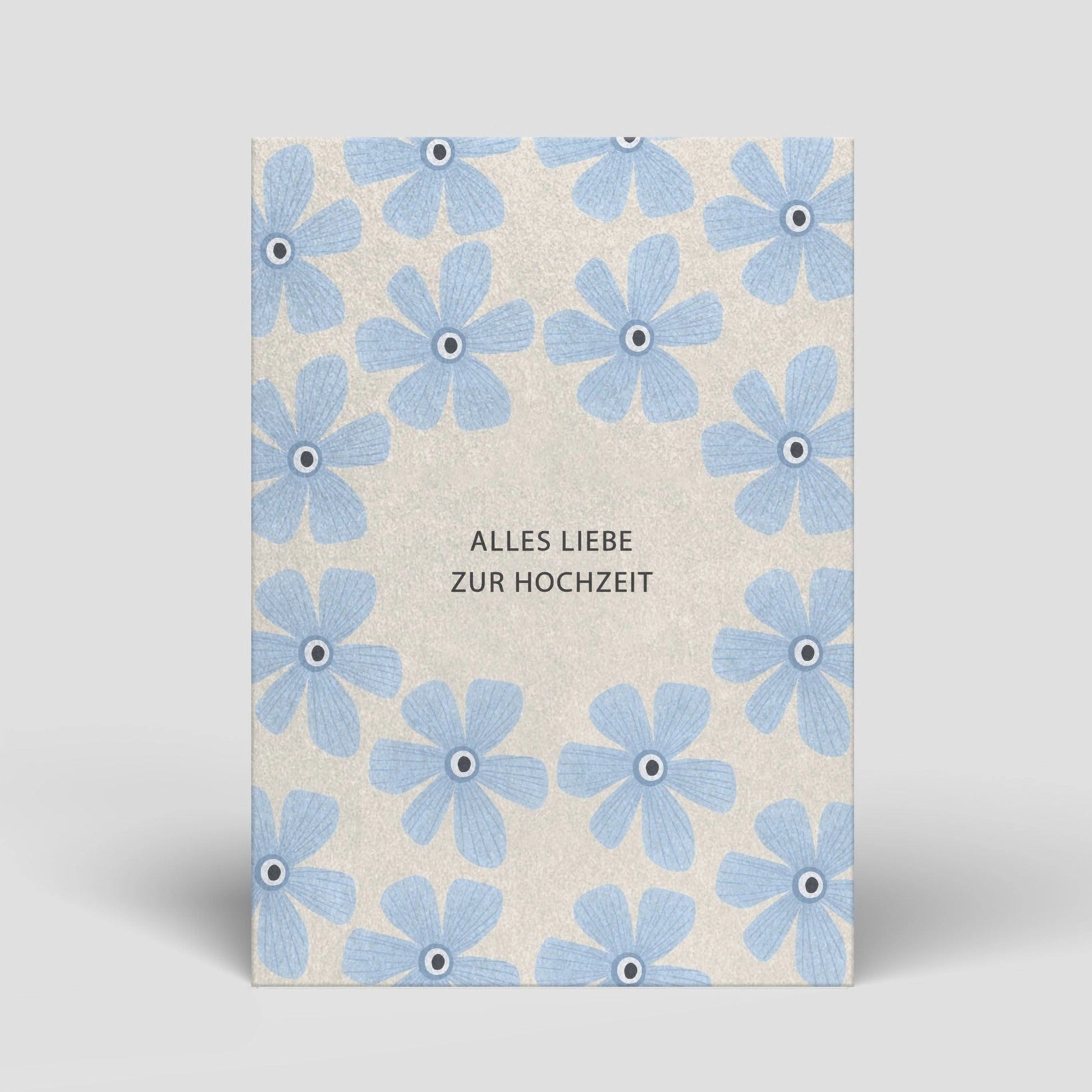Postkarte Hochzeit Blumen