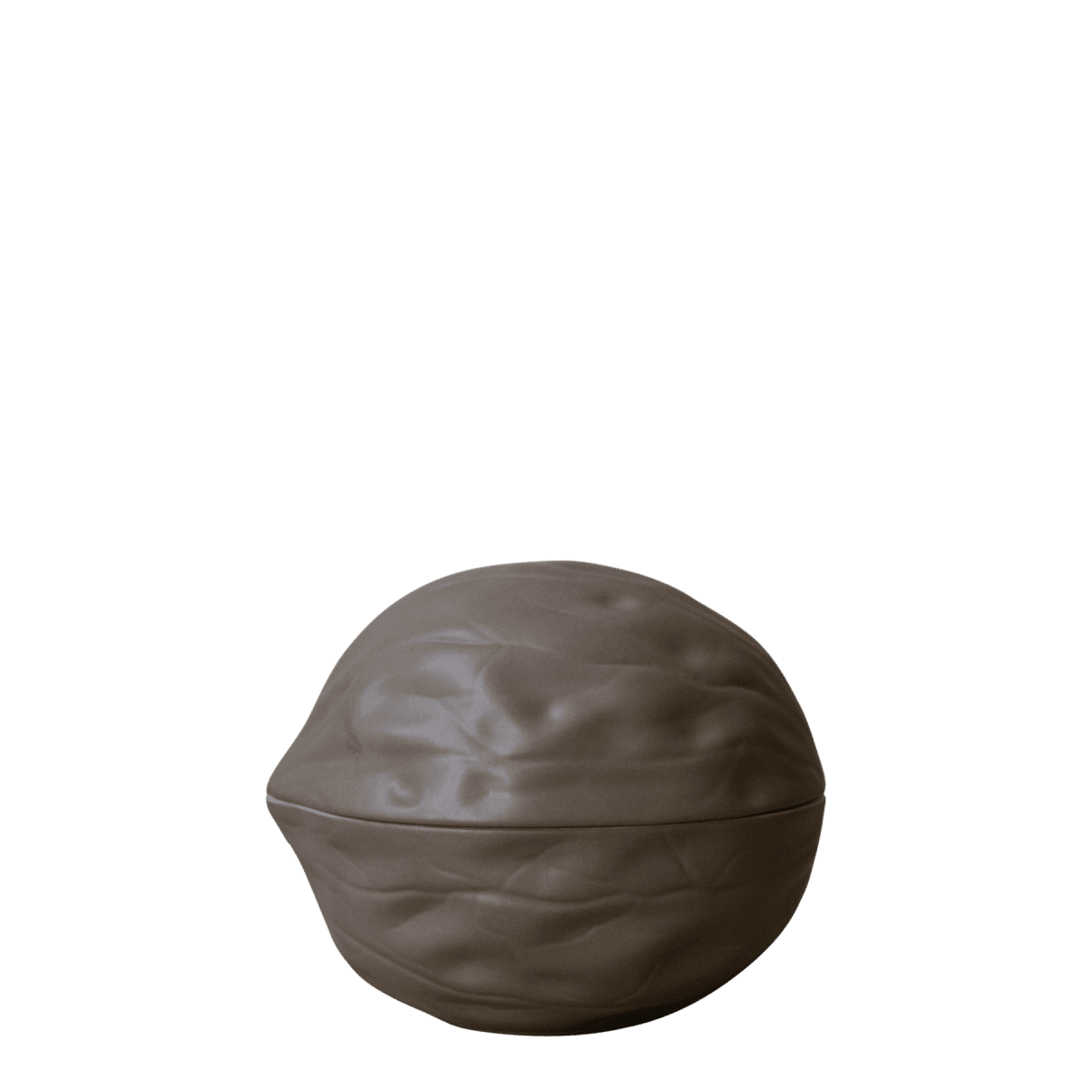 Walnut Schale mit Deckel Dust