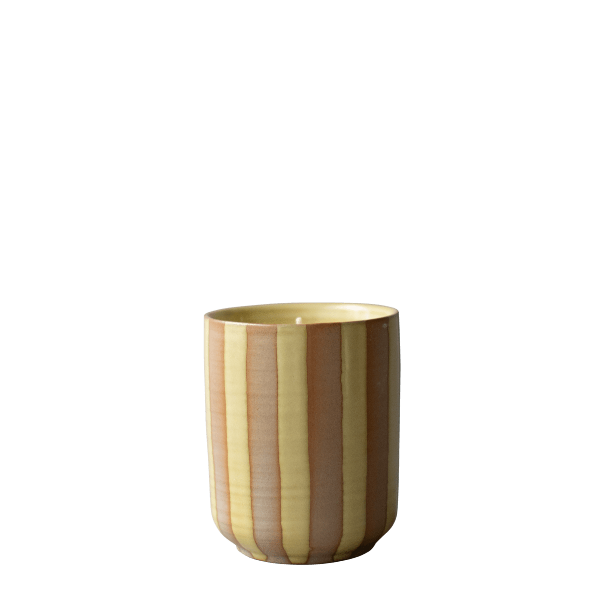 Duftkerze Burn Stripe/Yellow