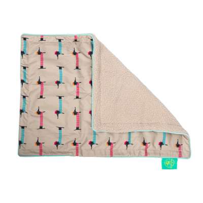 Hundedecke Dackel bunt